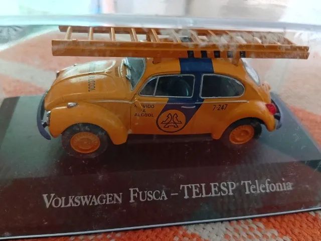 Miniatura Volkswagen Fusca Telesp 