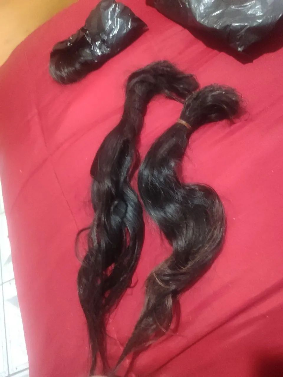 Vendo cabelo humano 200 gramas 30 a 50 cm