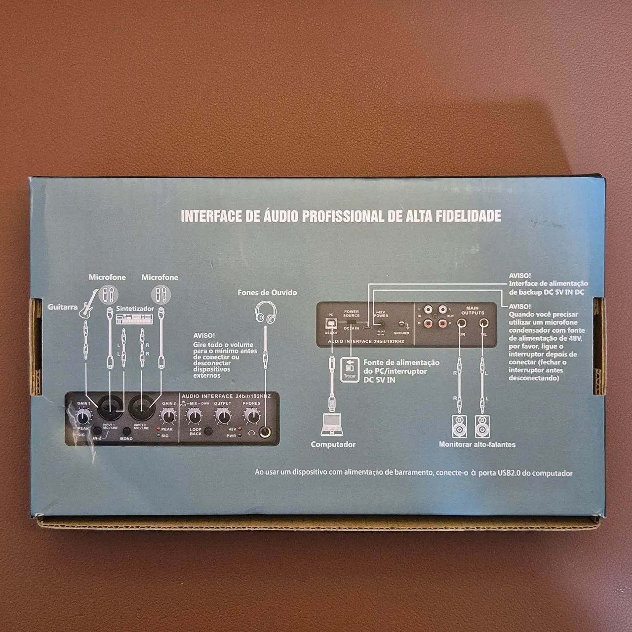 Interface de áudio Teyun Q-24 - Foto 4