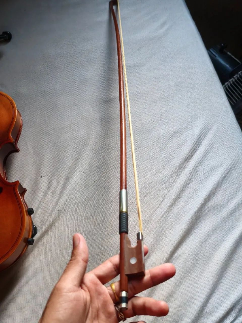 Violino acústico completo e com estojo  - Foto 6