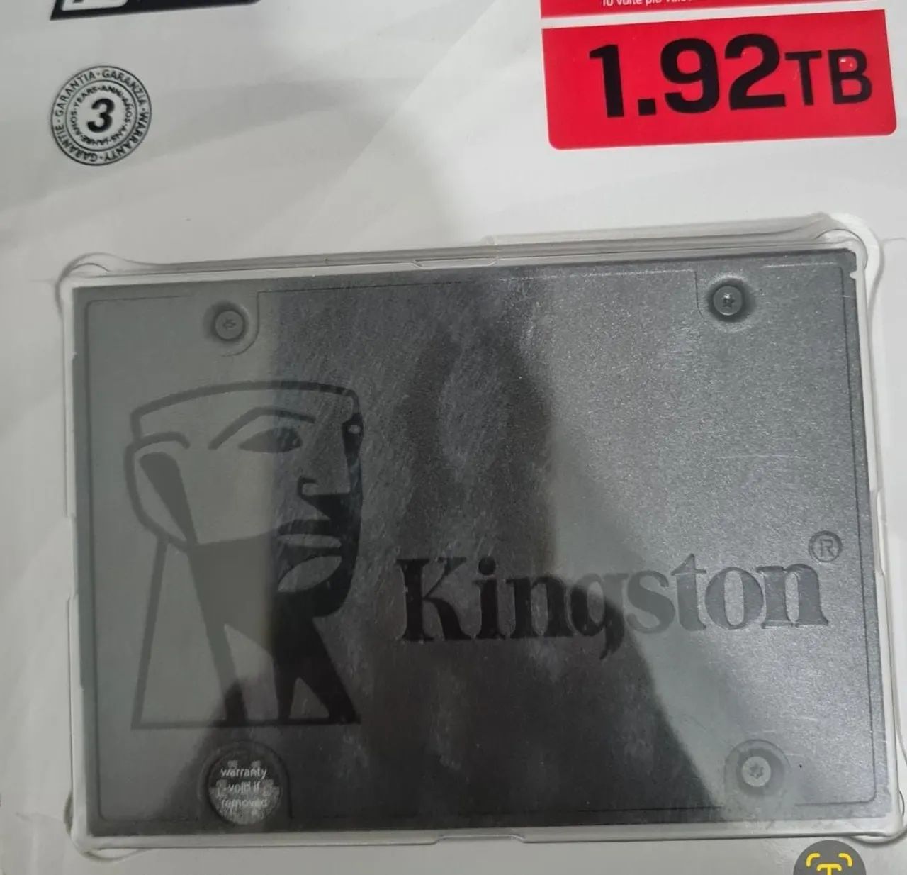 SSD 1.92TB NOVO KINGSTON 400A 10X