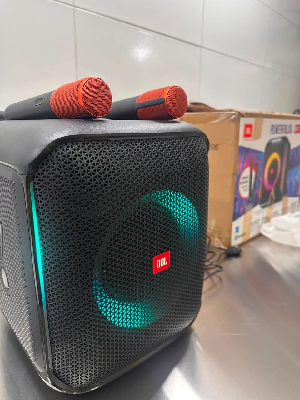Jbl PartyBox Encore com microfone - Foto 2
