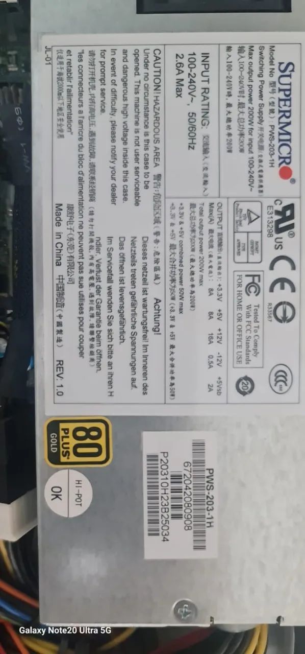 SERVIDOR PC SUPERMICRO INTEL I7 4790s 8GB DDR3 SEM HD - Foto 5