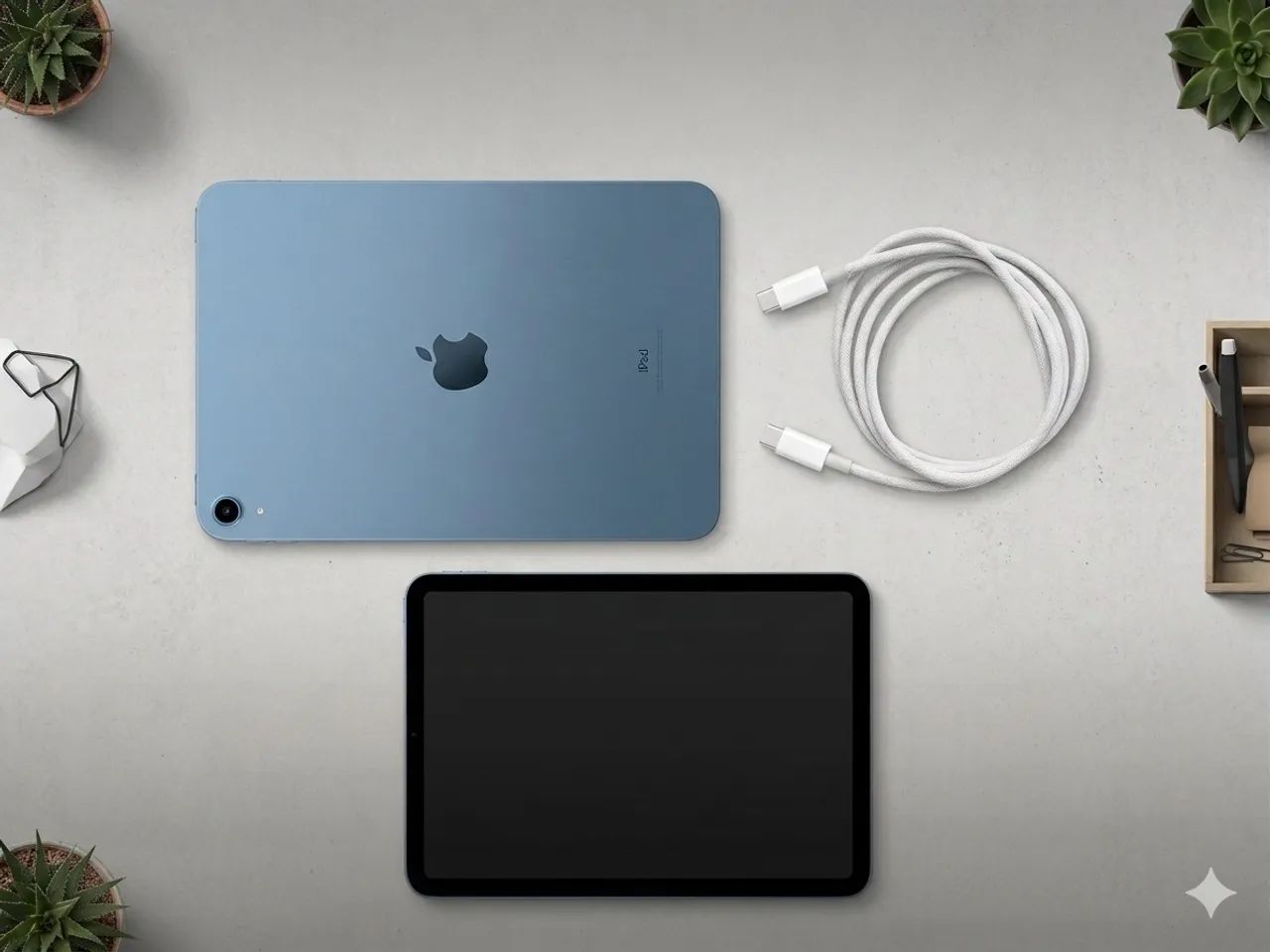 iPad - 10ª geração - 64 gb - Azul - Foto 3