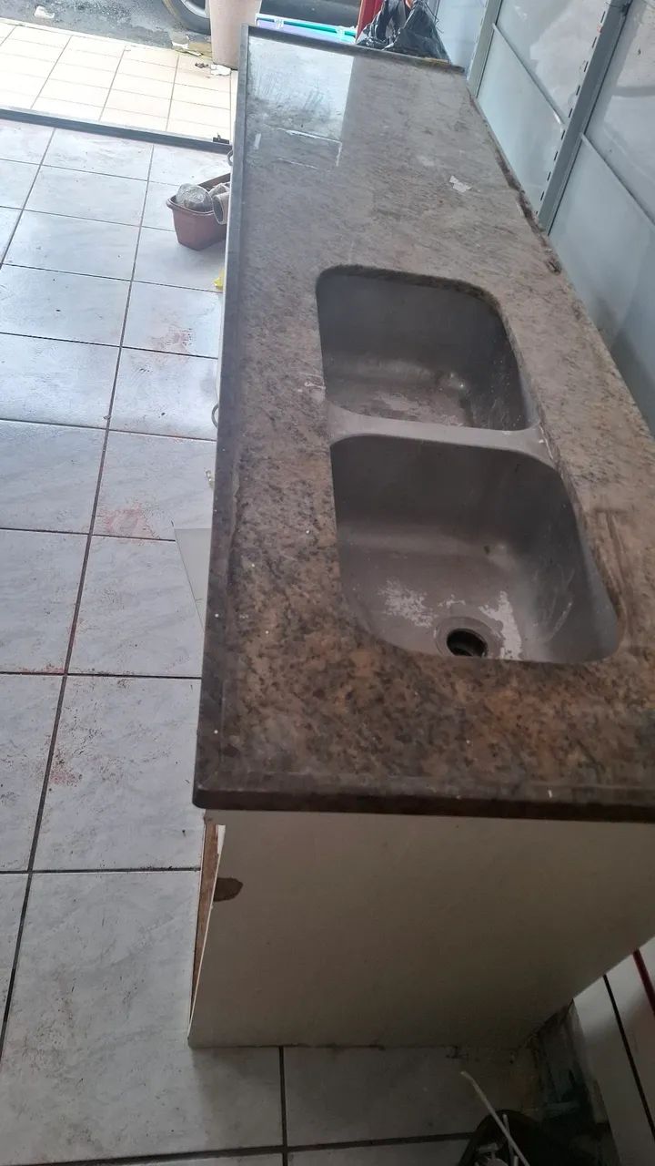 Bancada com pia de cozinha - Foto 2