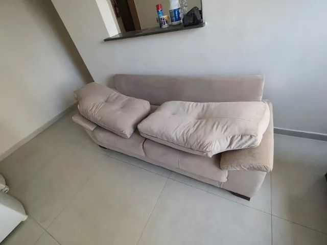 Conjunto sofá 2 e 3 lugares almofadas soltas - Foto 4