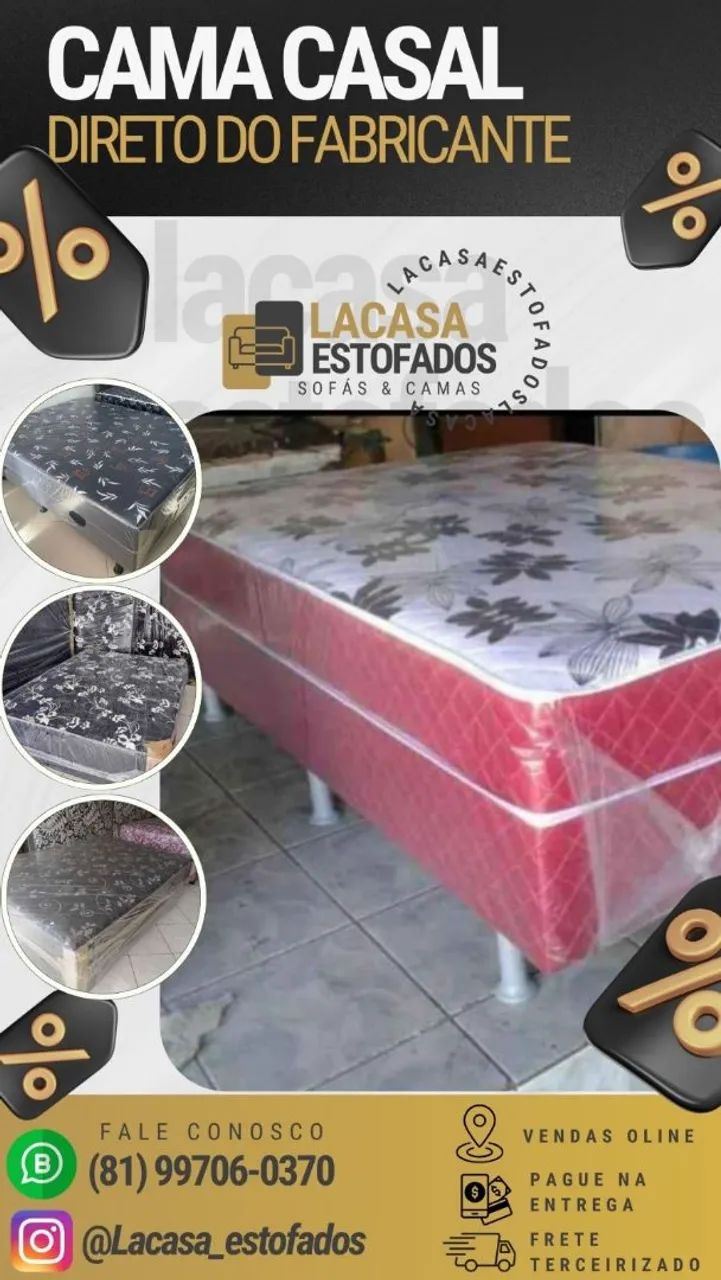 CAMA BOX- CASAL 