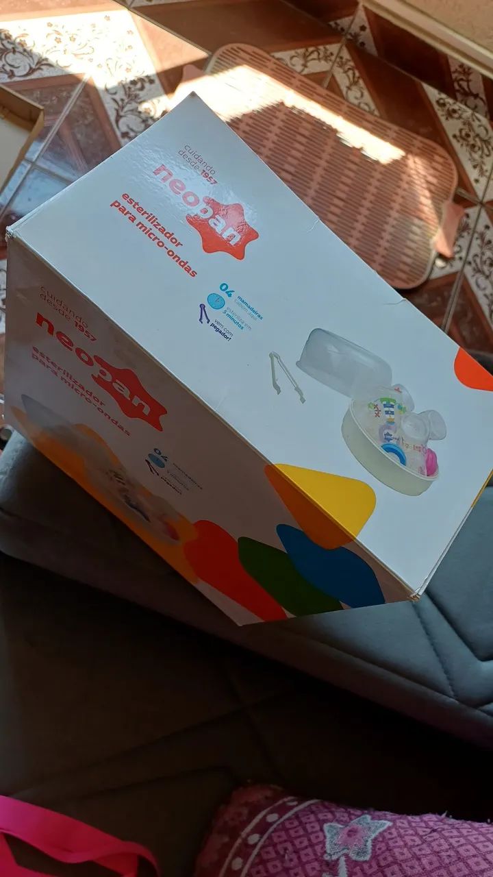 Esterilizador De Mamadeiras A Vapor Para Microondas - Foto 2
