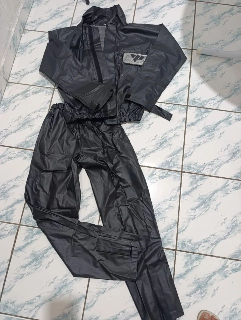 Capa de chuva pra motoqueiro  - Foto 3