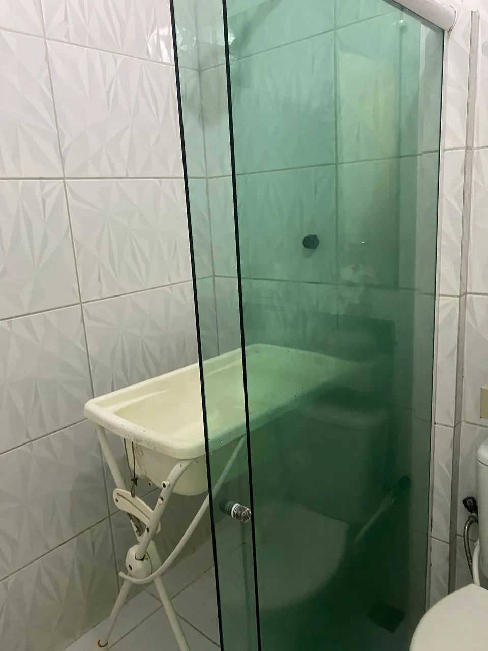 Box para banheiro com folha fixa 80/ de correr75 - Foto 6