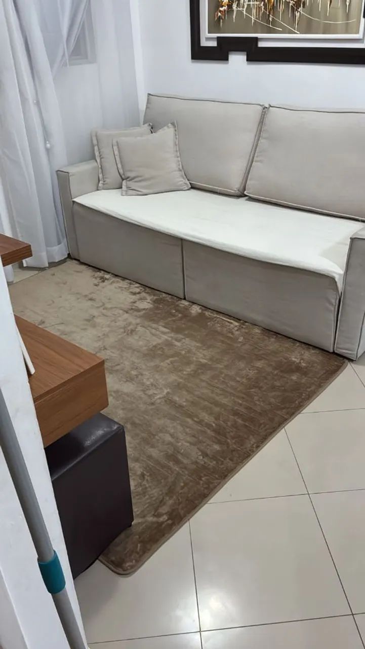 Sofá 3 Lugares de Linho  - Foto 4