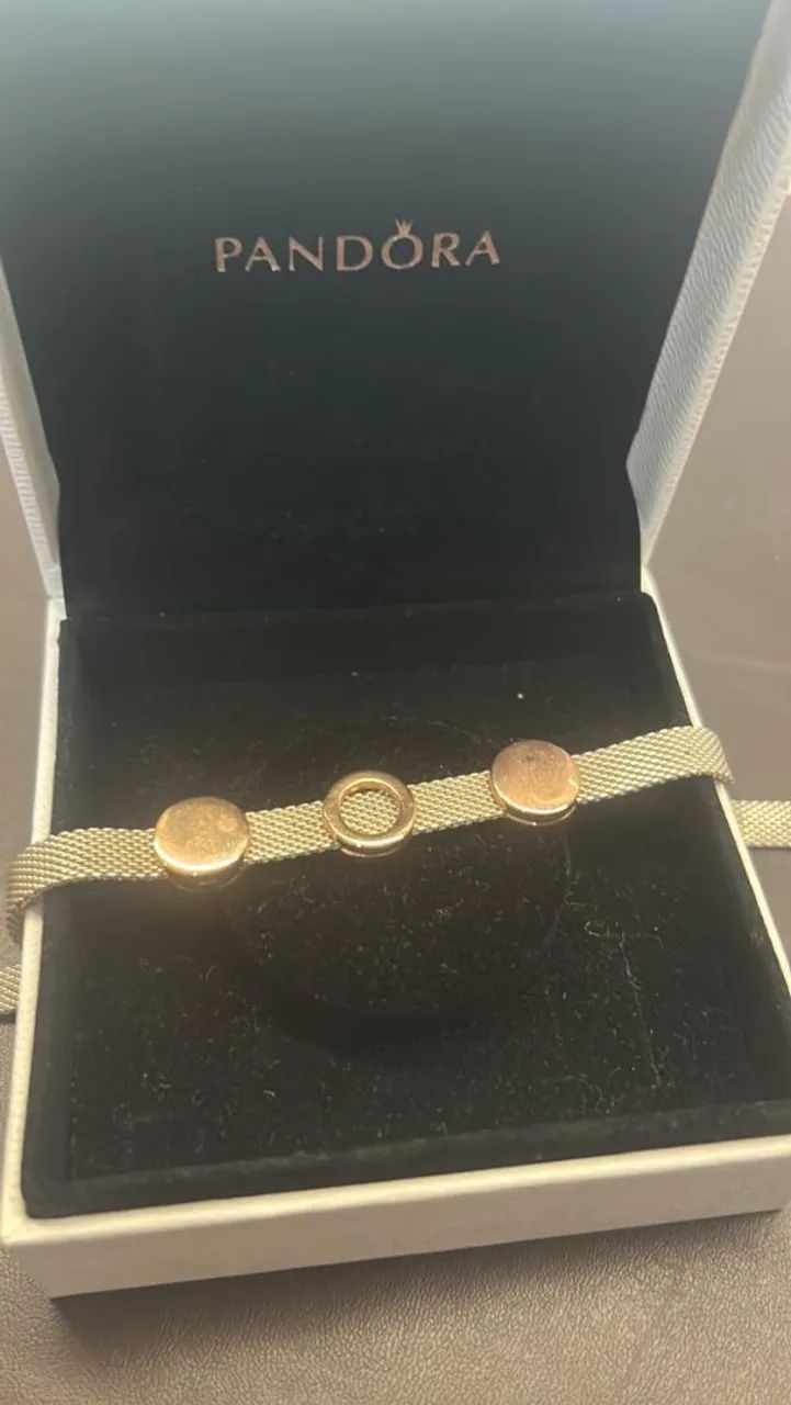 Pulseira pandora prata - Foto 2