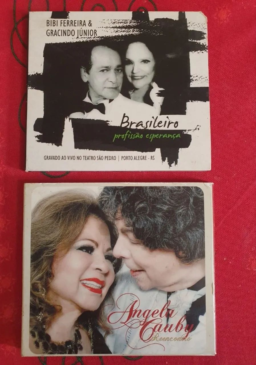 Lote Clássicos MPB com Angela Maria, Cauby Peixoto, Bibi Ferreira com 2 CDs