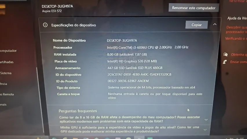 notebook acer - Foto 2