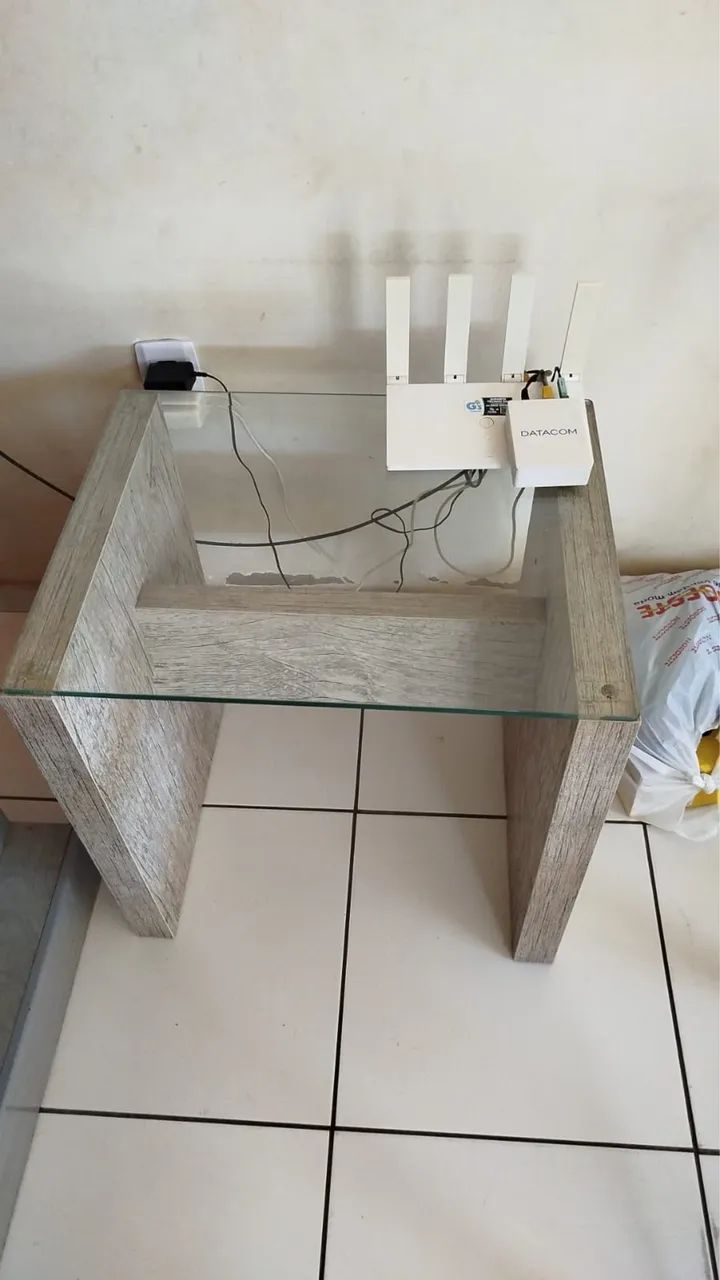 Conjunto de mesa lateral e mesa de centro - Foto 2