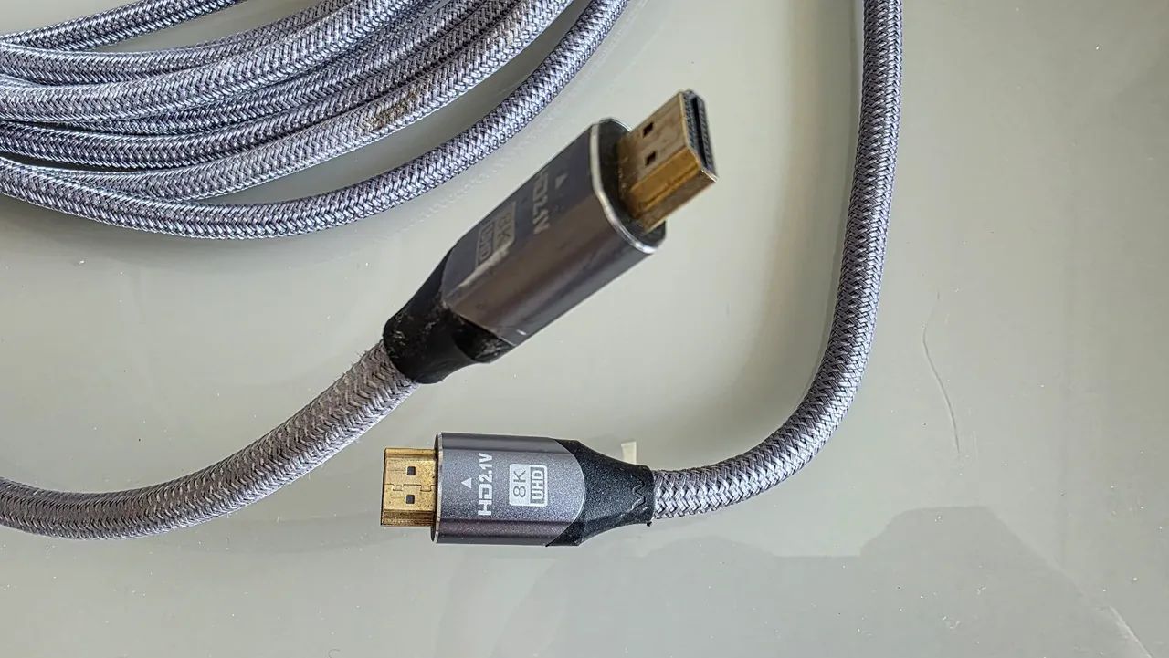 Cabo HDMI 2.1 8K com 10 metros de comprimento - Foto 4