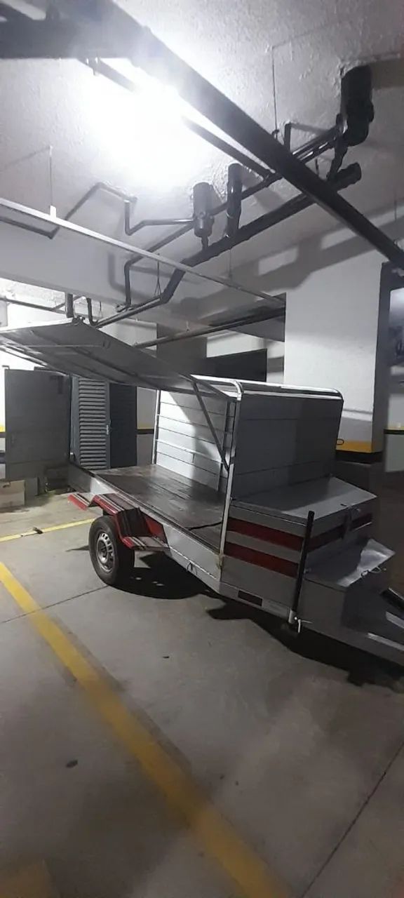 Carretinha baú reboque - Foto 3