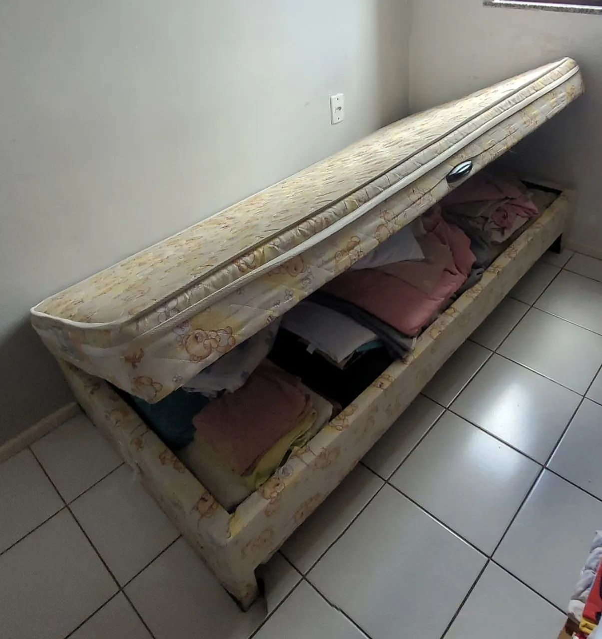 CAMA LIGHTSPUMA BIBOX BAÚ LUCI. - Foto 3