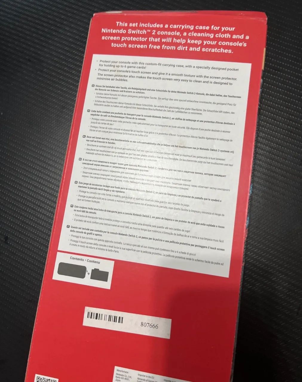 Capa oficial Nintendo Switch 2 - Foto 2