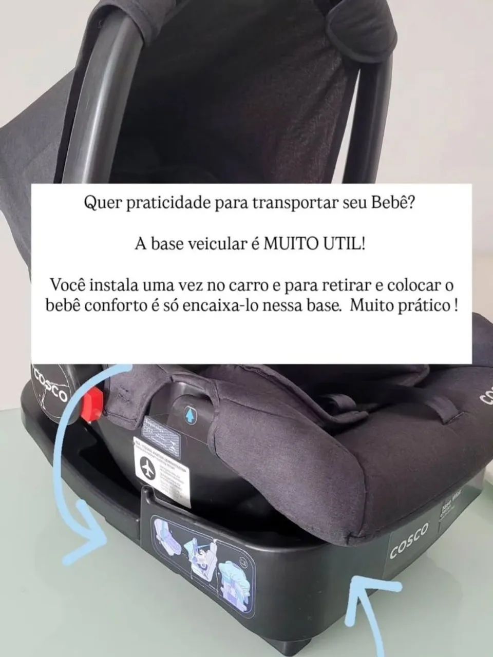 Bebê conforto + Base veicular  - Foto 3