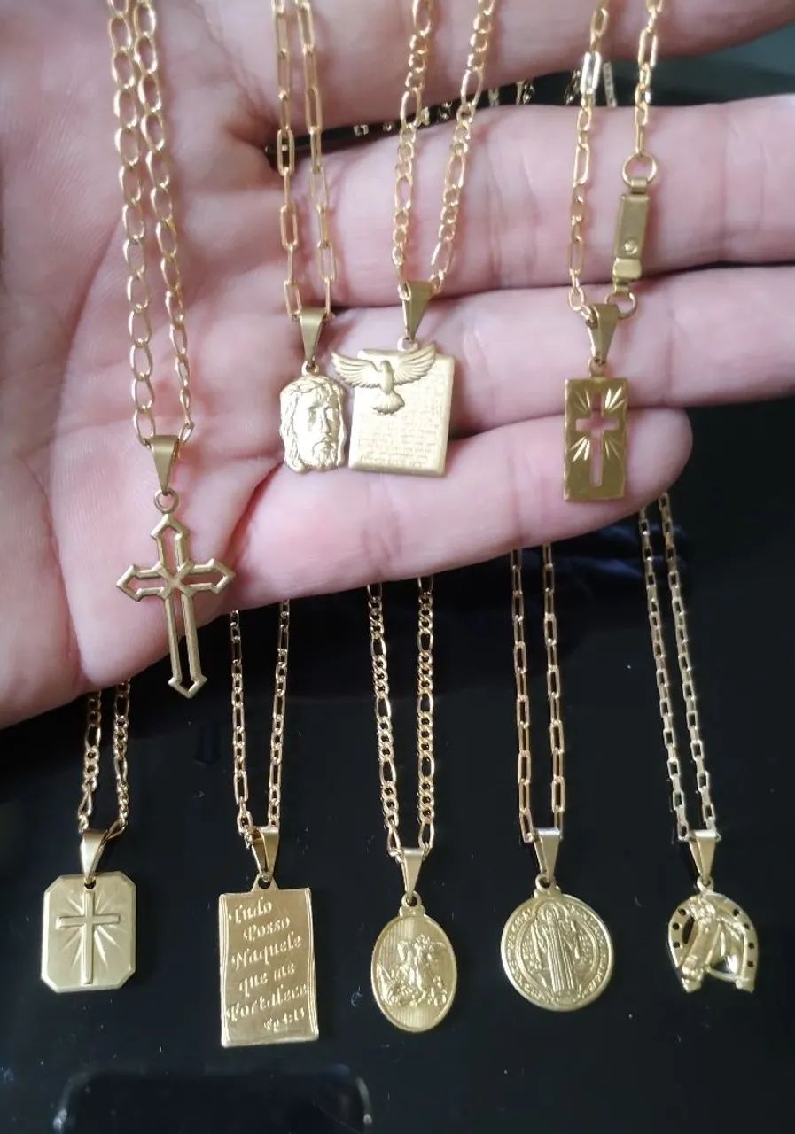 Cordões e Pulseiras 100% Moeda Antiga - Foto 2