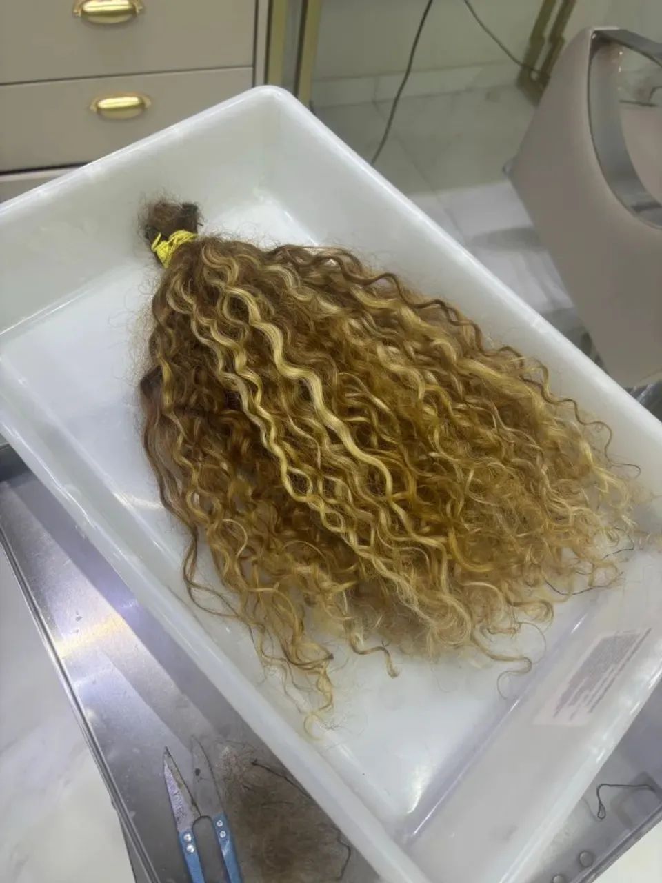 Mega Hair Cacheado!