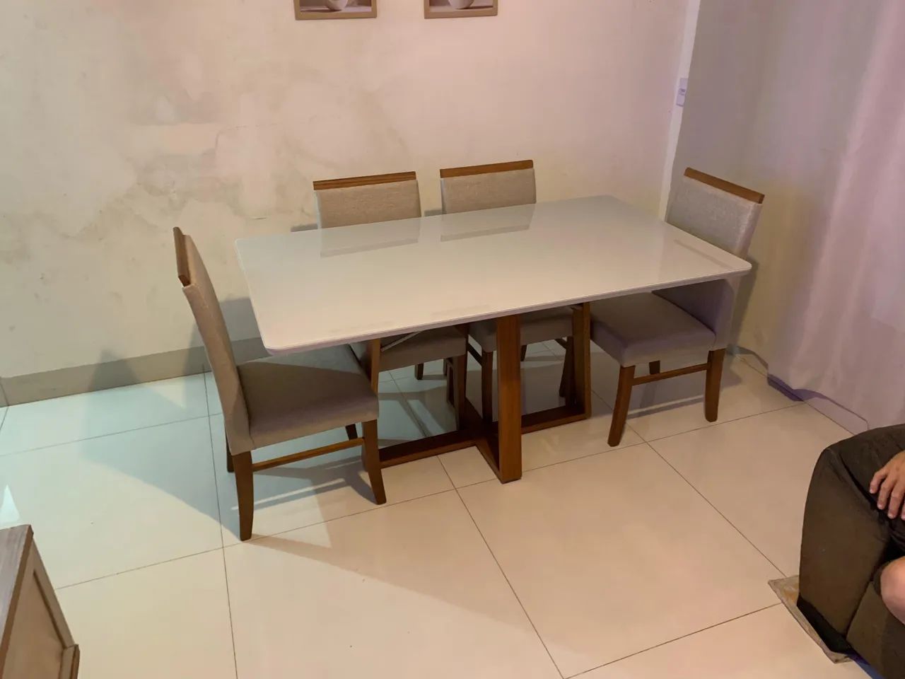 Mesa nova de madeira pronta entrega  - Foto 2