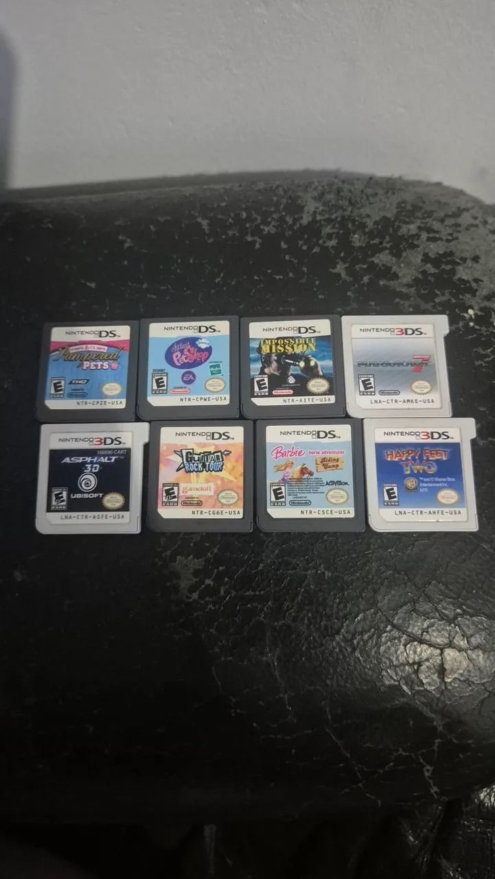 Jogos de Nintendo DS e 3DS