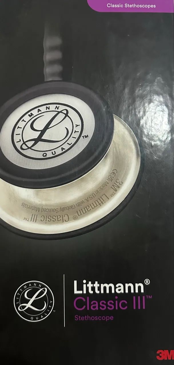 Estetoscópio 3m Littmann Classic ||| cor chocolate 