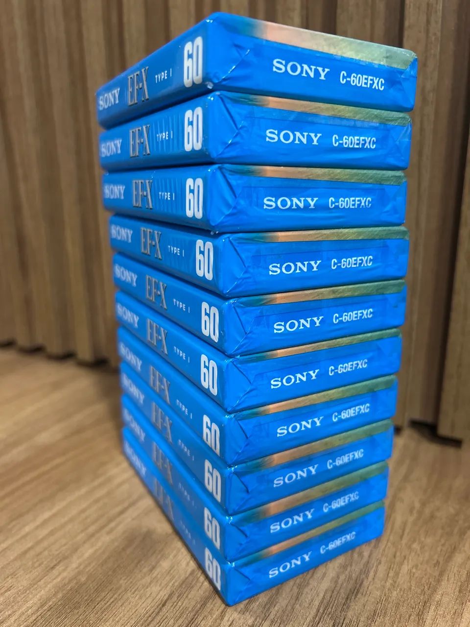 10 Fitas Cassete Sony EF-X 60 Lacradas  - Foto 2