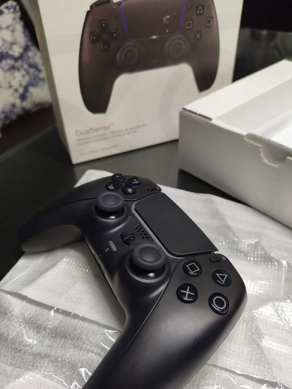 Controle PS5 Preto - Foto 2