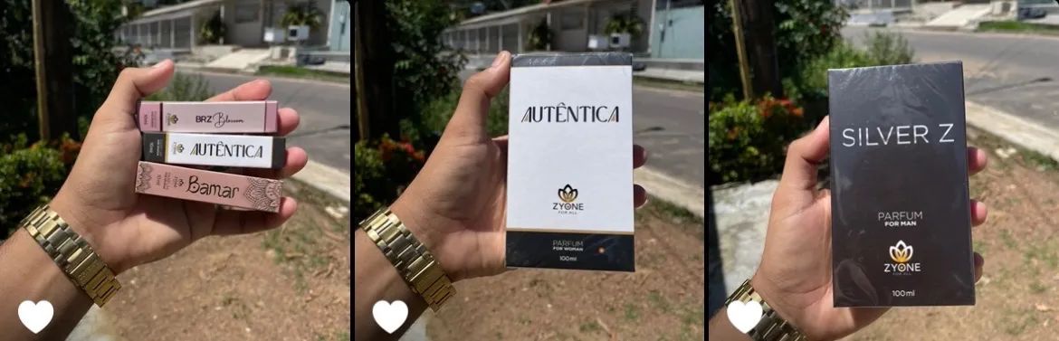 Perfumes inspirados em fragrâncias famosas