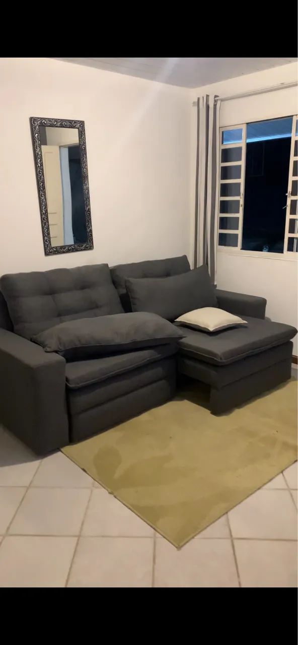 Sofá retrátil linho  - Foto 3