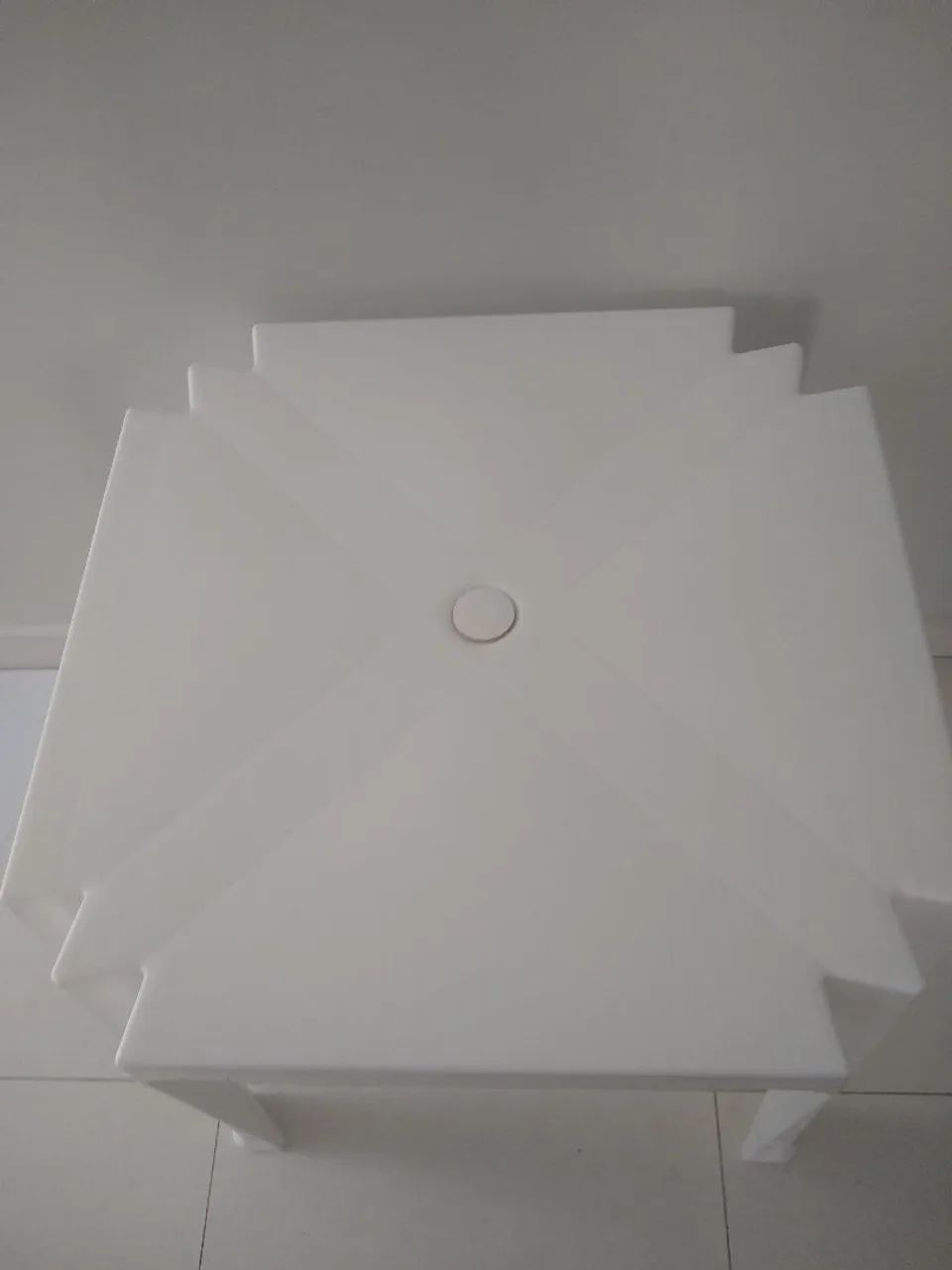 Mesa de plástico branca  - Foto 4