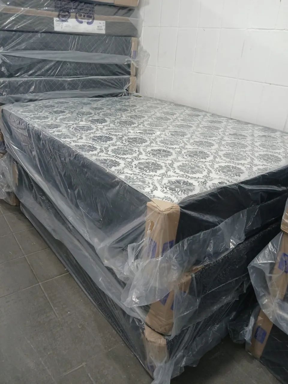 Cama box casal nova 