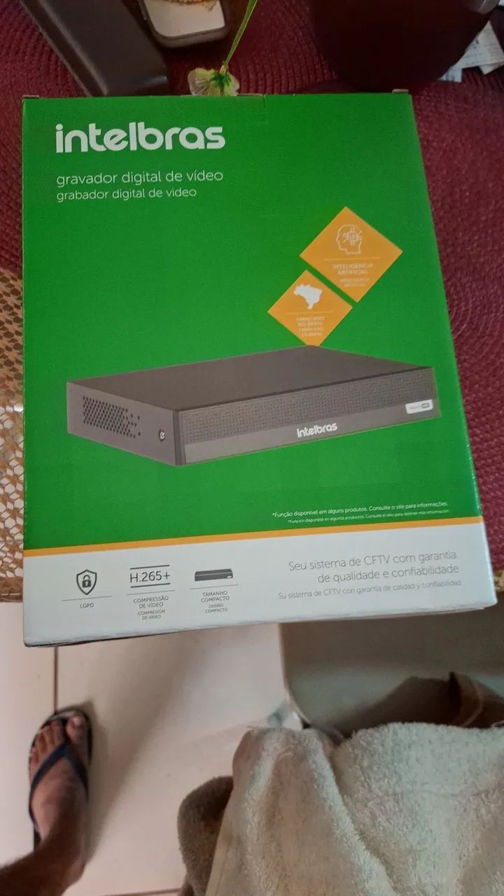 DVR 4 canais 1 Hd de 8TB