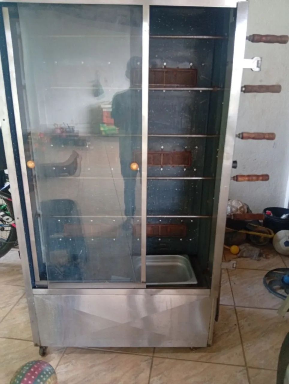 Máquina de frango assado 