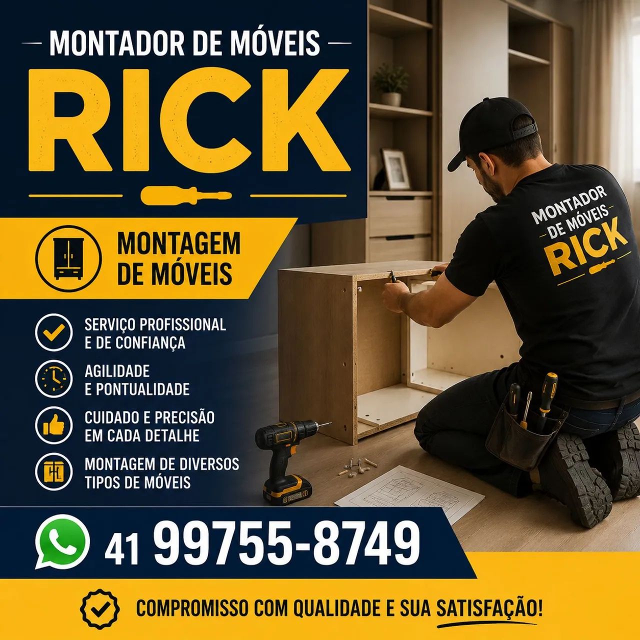 Montador de móveis rick
