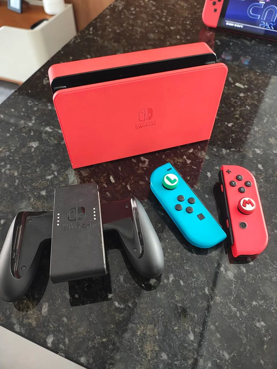 Switch OLED versão Mario *desb - Foto 2