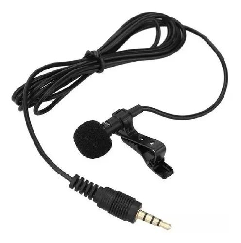 Microfone de Lapela Lavalier 3,5mm para Celular/PC/Câmera - Foto 3