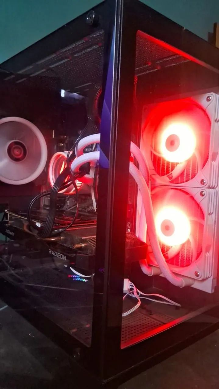 Pc Gamer i5 10400F RX 6600 ACEITO CELULAR 