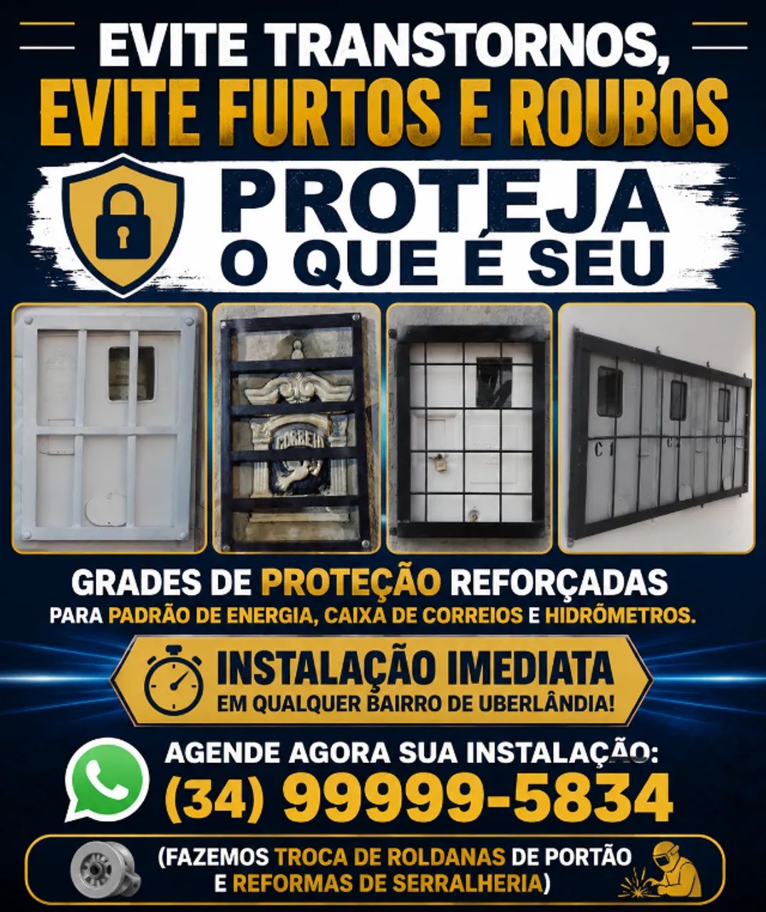 GRADE DE PROTEÇÃO PARA PADRÃO DE ENERGIA