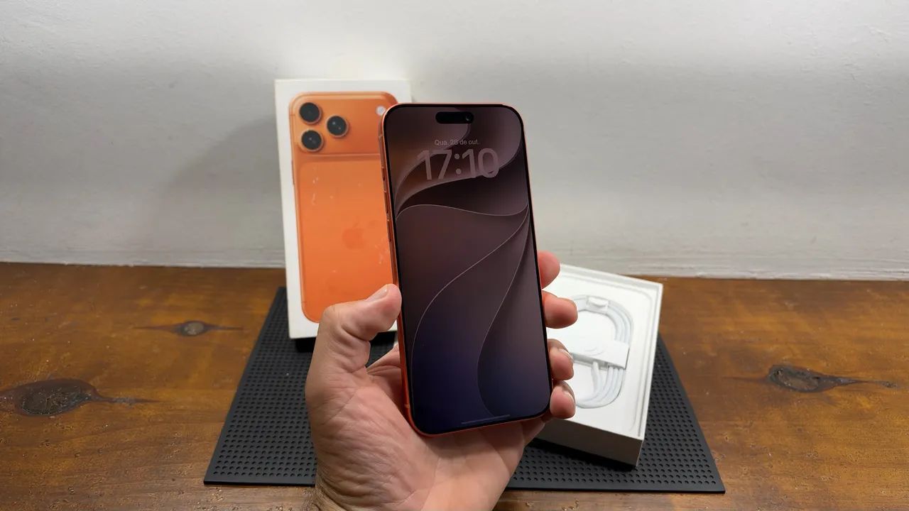 Iphone 17 pro max 256GB laranja  - Foto 4