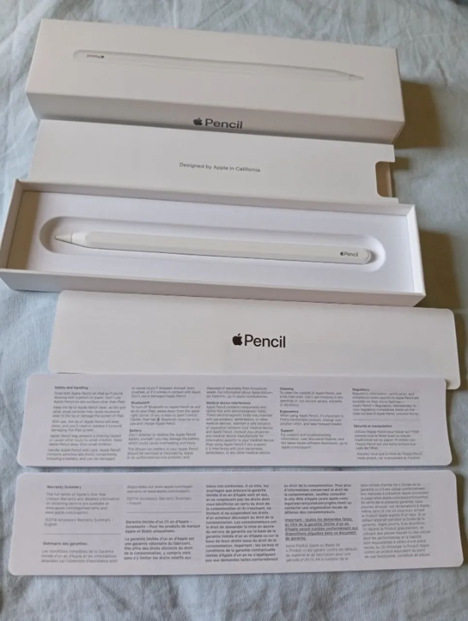 Apple Pencil (2ª geração) Original - Sem Uso - Completo na Caixa - Foto 2