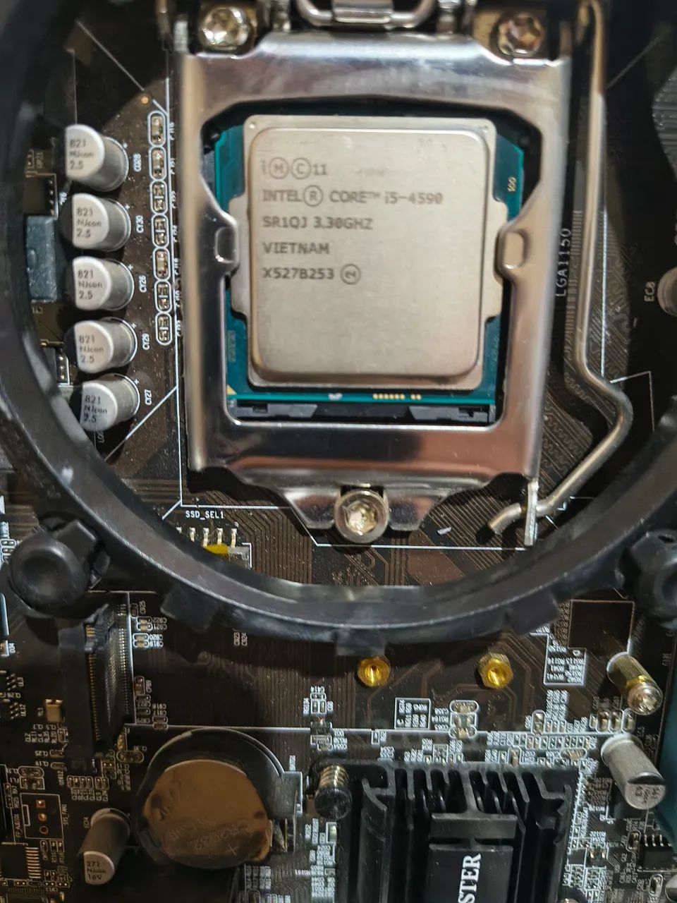 Kit  Intel I5 4590 + Placa Mãe H81 + 8 GB de ram 2x4 - Foto 2
