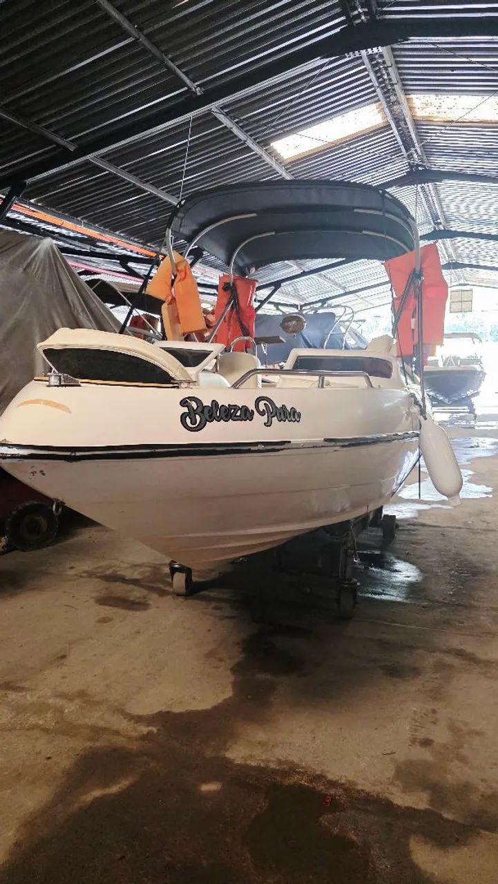 Lancha 90 hp mercury  19 pes - Foto 4