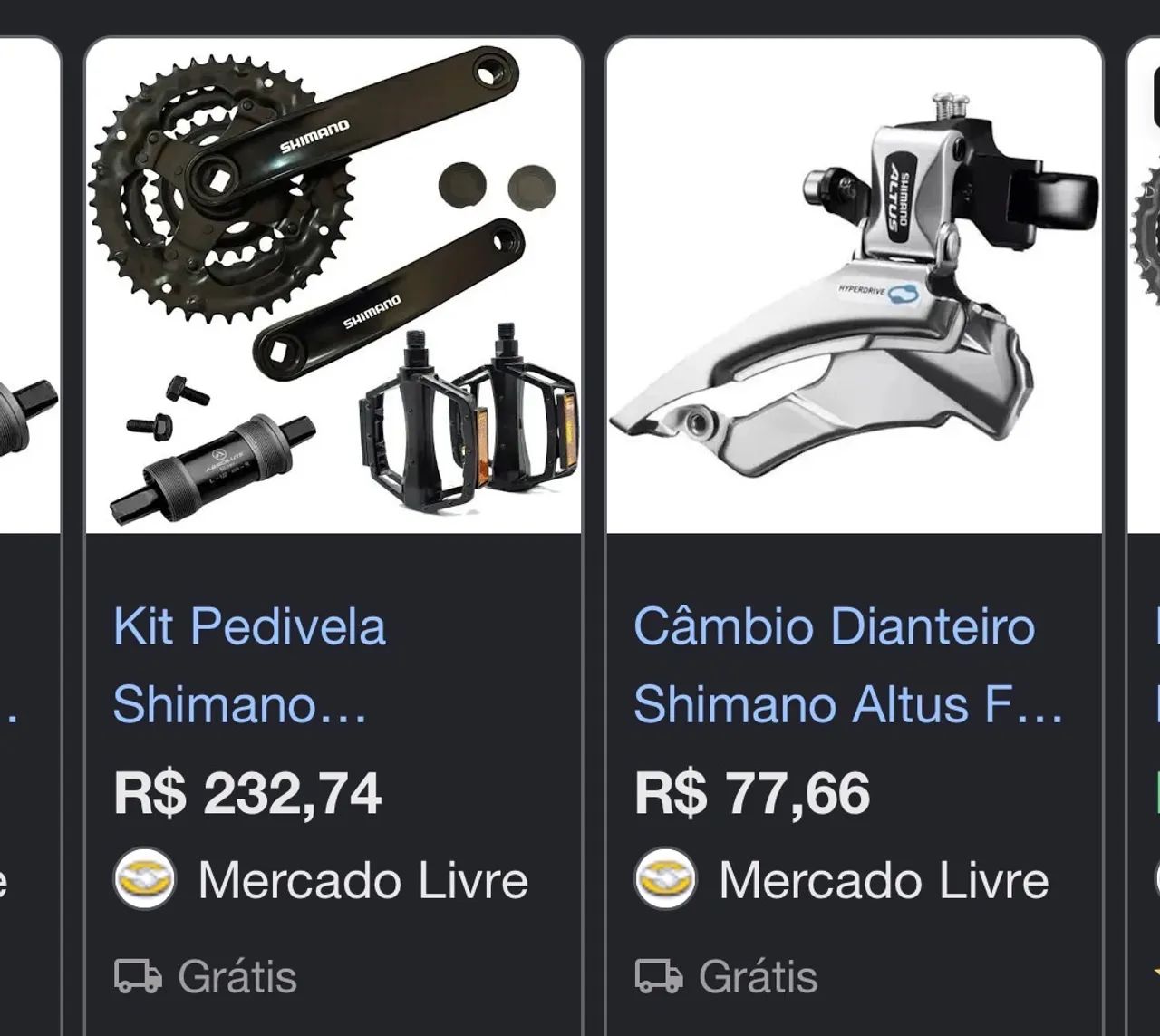 Coroa 3V /Pedivela SHIMANO - Foto 2