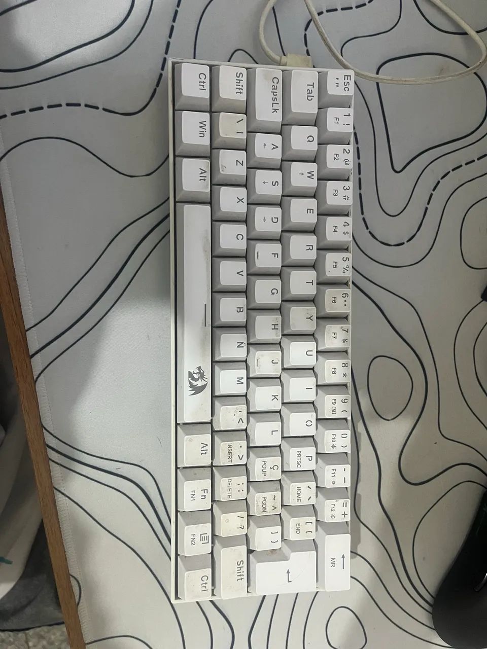 teclado mecânico redragon branco - Foto 2