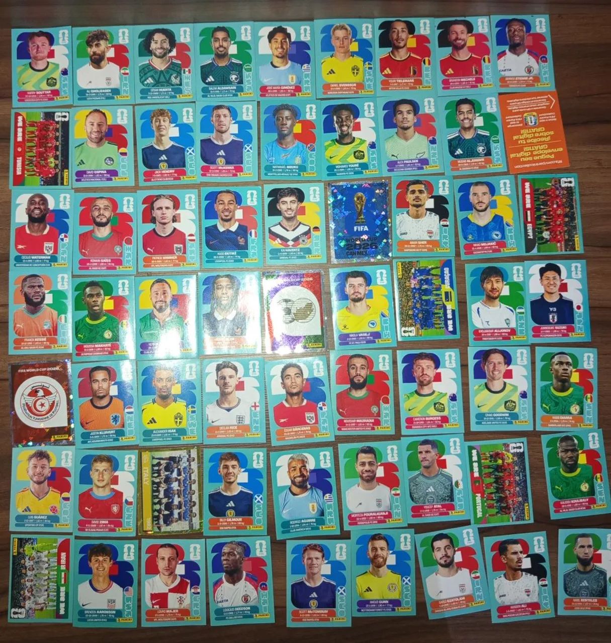 50 figurinha da copa 