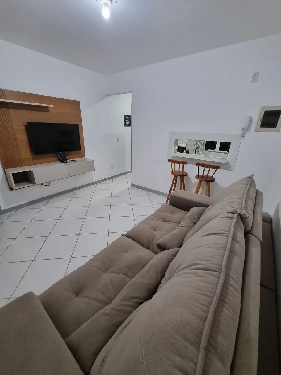 Apto Mobiliado para Aluguel - 1 Quarto com Sacada